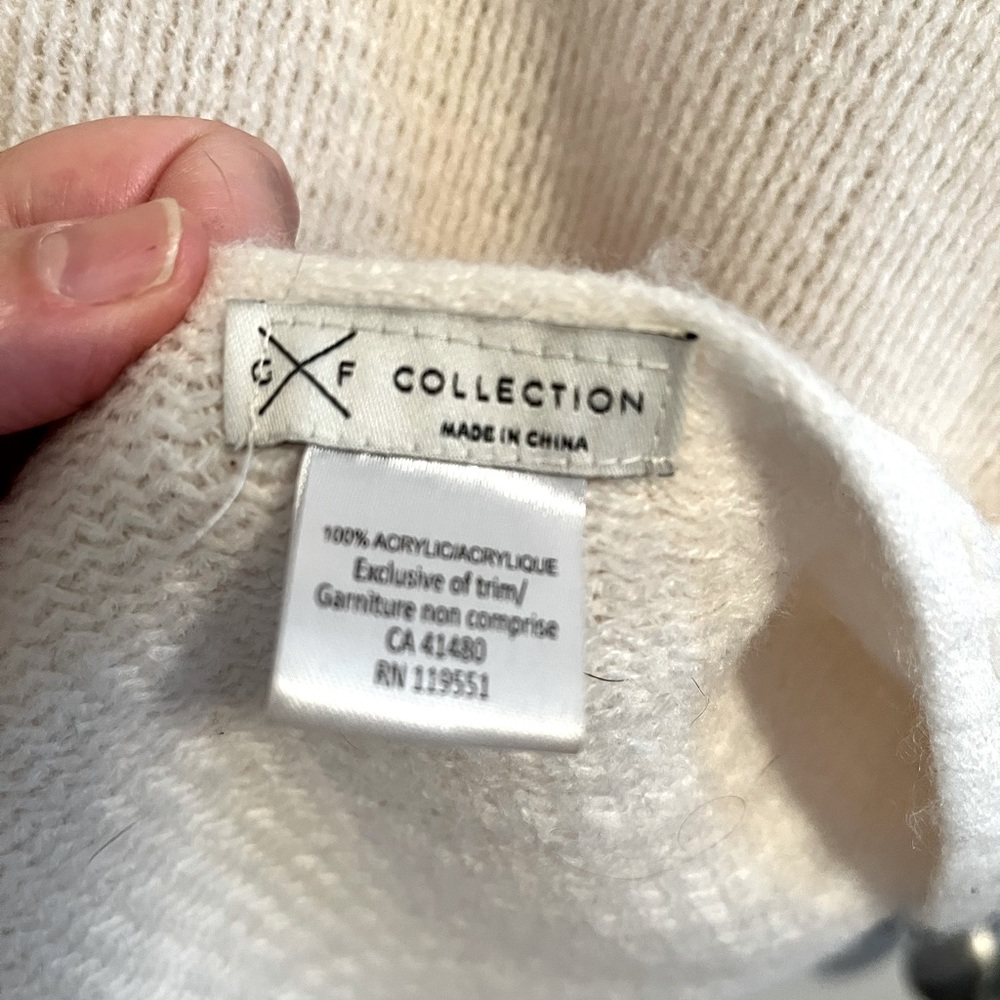 Collection ivory wrap. Small stain on one side.